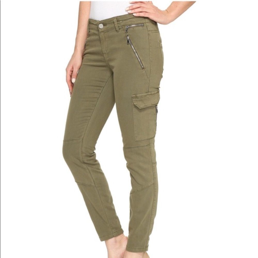 BLANKNYC — Olive Skinny Cargo Utility Pants